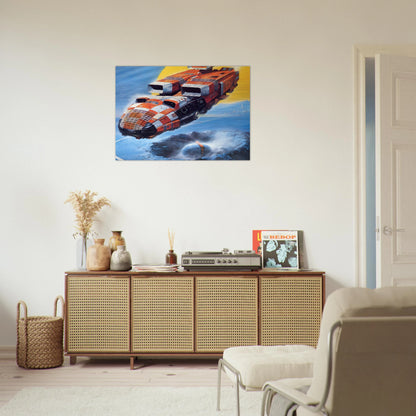 Chris Foss - Chris Foss Brushed Aluminum Print - 70x100 cm / 28x40 inches | Chris Foss Aluminum Print | Chris Foss Prints