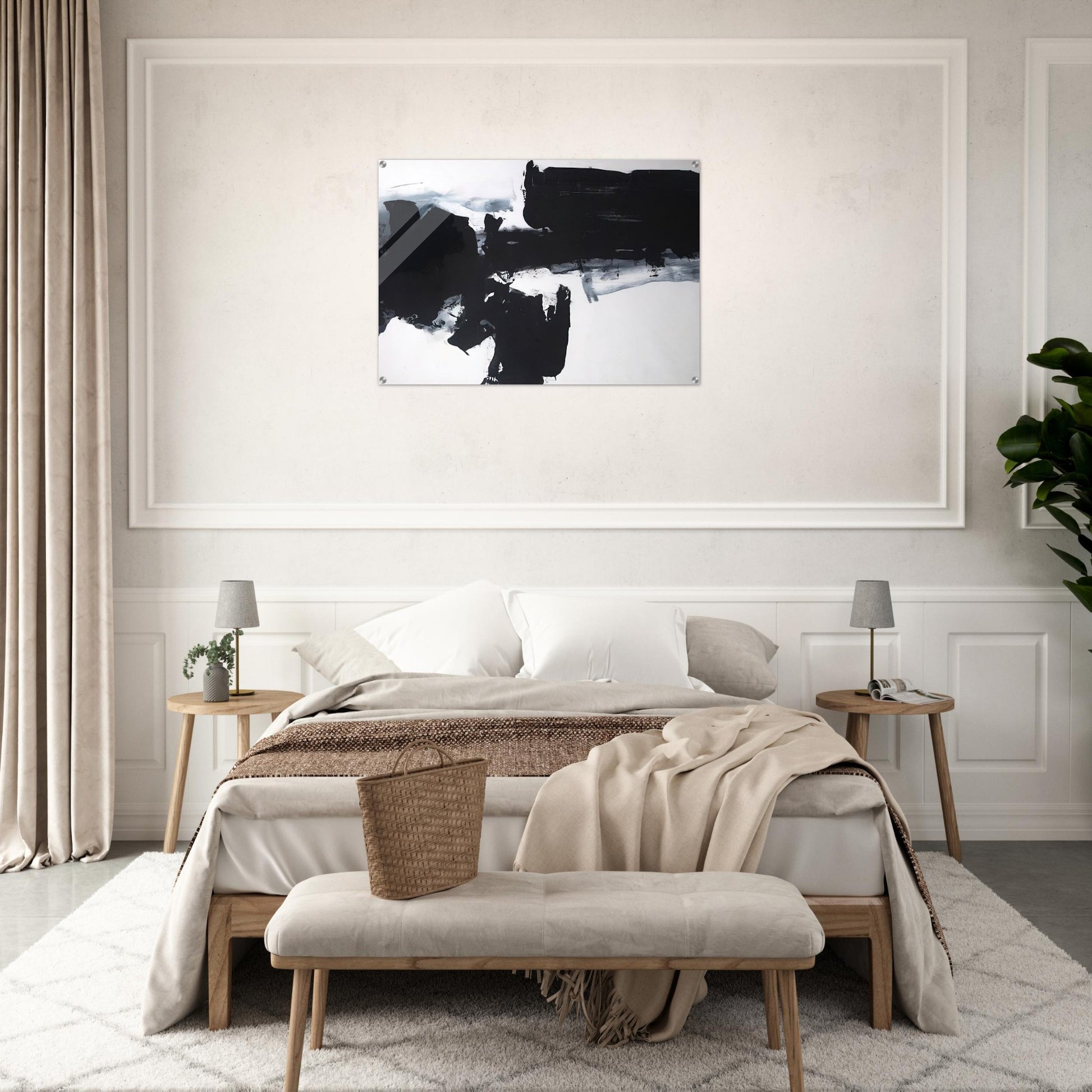 UNTITLED 1961 3 - Luis Feito Acrylic Print - 70x100 cm / 28x40″ inches