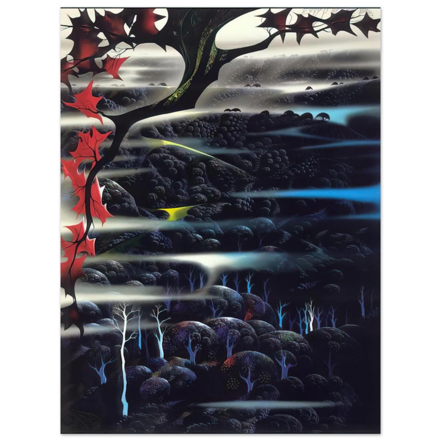 Eyvind Earle - Into the Forest  75x100 cm / 30x40inches Fine Art Poster