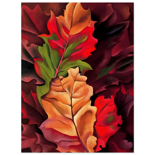 Georgia O'Keeffe - Autumn Leaves - Lake George, N.Y. Fine Art Poster