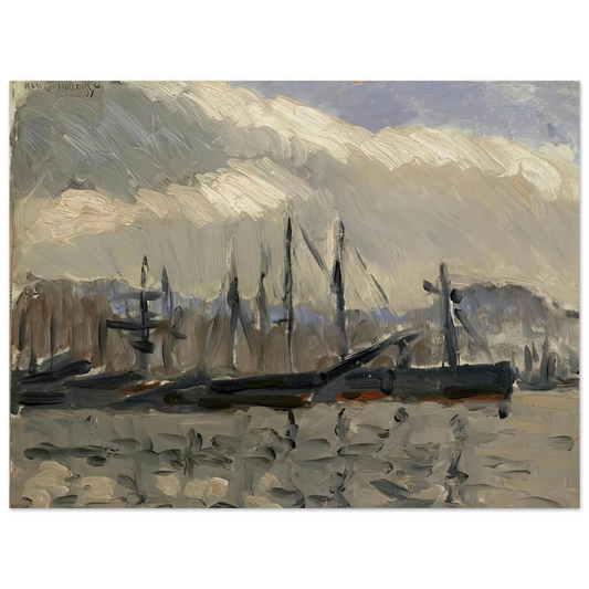 Henri Matisse - PORT DE CHERBOURG 1918  75x100 cm / 30x40inches Fine Art Poster