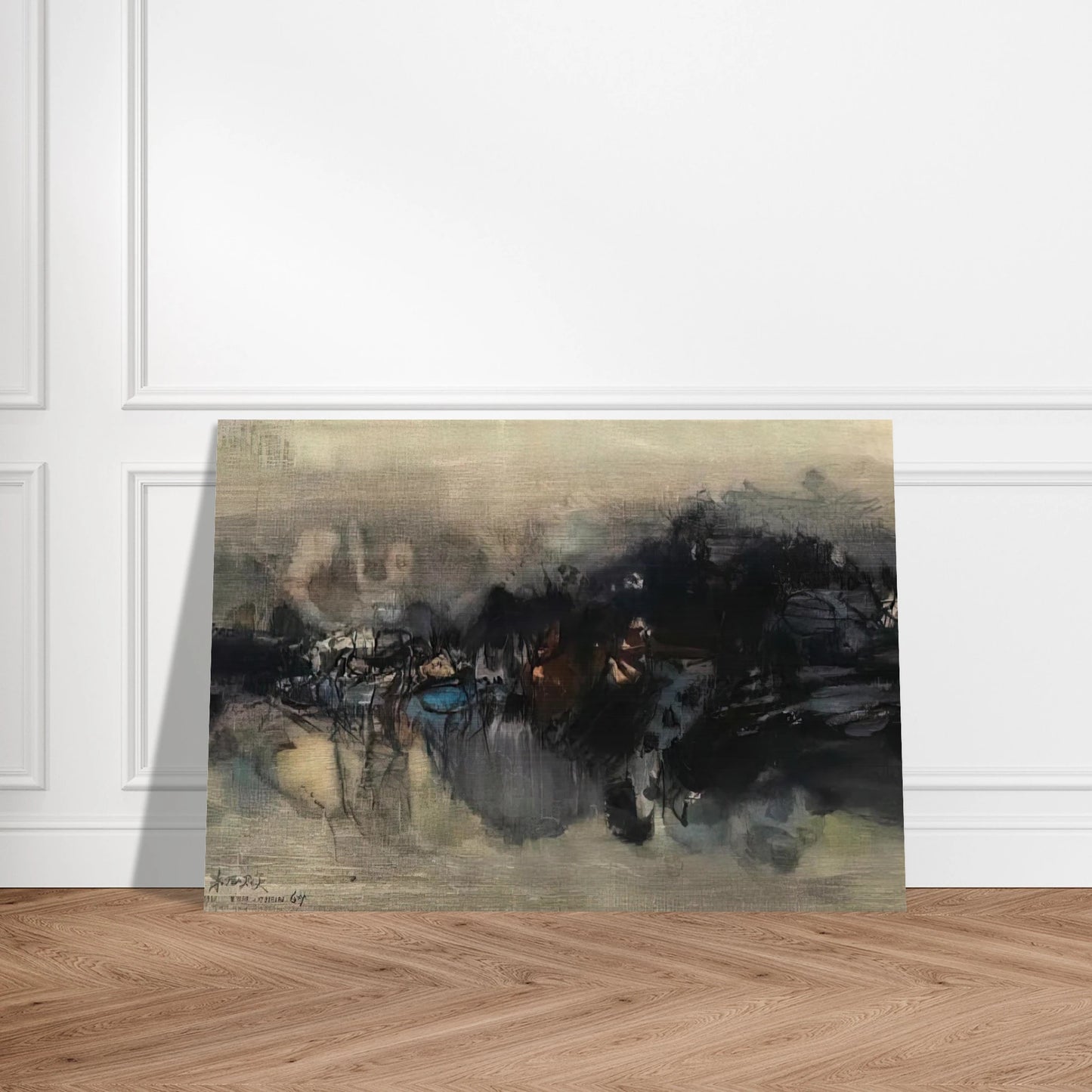 UNTITLED 1964 - Chu teh Chun Brushed Aluminum Print - 70x100 cm / 28x40 inches | Chu teh Chun Aluminum Print | Chu teh Chun Prints
