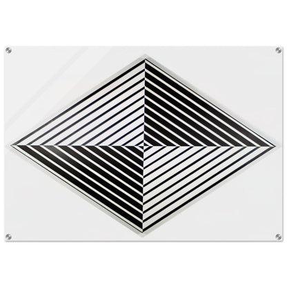 Black and White - 1952 - Carmen Herrera Acrylic Print - 70x100 cm / 28x40″ inches
