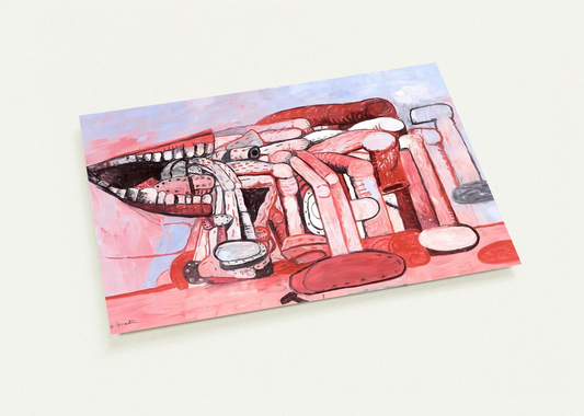 PAINTER S FORMS NO 2 1978 By Philip Guston Pack of 10 Post Cards | Philip Guston Post Cards | A6 (10.5 x 14.8 cm) - 4.1 x 5.8 inches