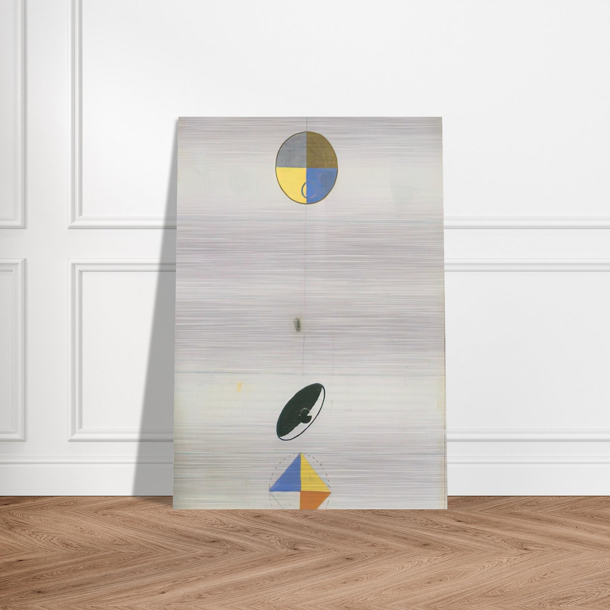 SERIES NO VII NO 3F 1920 - Hilma af Klint Brushed Aluminum Print - 70x100 cm / 28x40 inches | Hilma af Klint Aluminum Print | Hilma af Klint Prints
