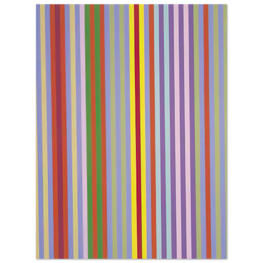 Gene Davis - Sweet Carburetor - 1969  75x100 cm / 30x40inches Fine Art Poster