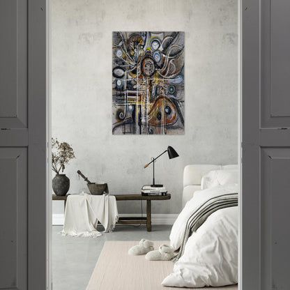The Center - 1943 - Richard Pousette-Dart Brushed Aluminum Print - 70x100 cm / 28x40 inches | Richard Pousette-Dart Aluminum Print | Richard Pousette-Dart Prints