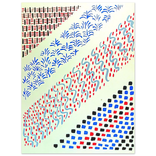 Sonia Delaunay - COMPOSITION 27  75x100 cm / 30x40inches Fine Art Poster