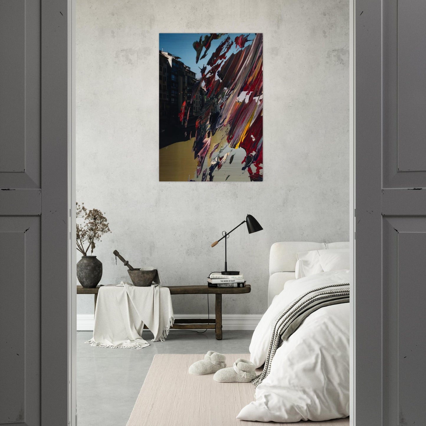 FIRENZE - Gerhard Richter Brushed Aluminum Print - 70x100 cm / 28x40 inches | Gerhard Richter Aluminum Print | Gerhard Richter Prints