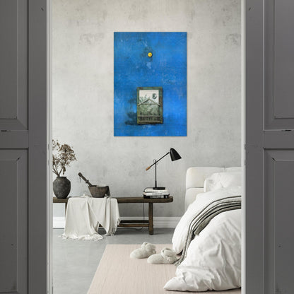 Sanctuary - Max Ernst Brushed Aluminum Print - 70x100 cm / 28x40 inches | Max Ernst Aluminum Print | Max Ernst Prints