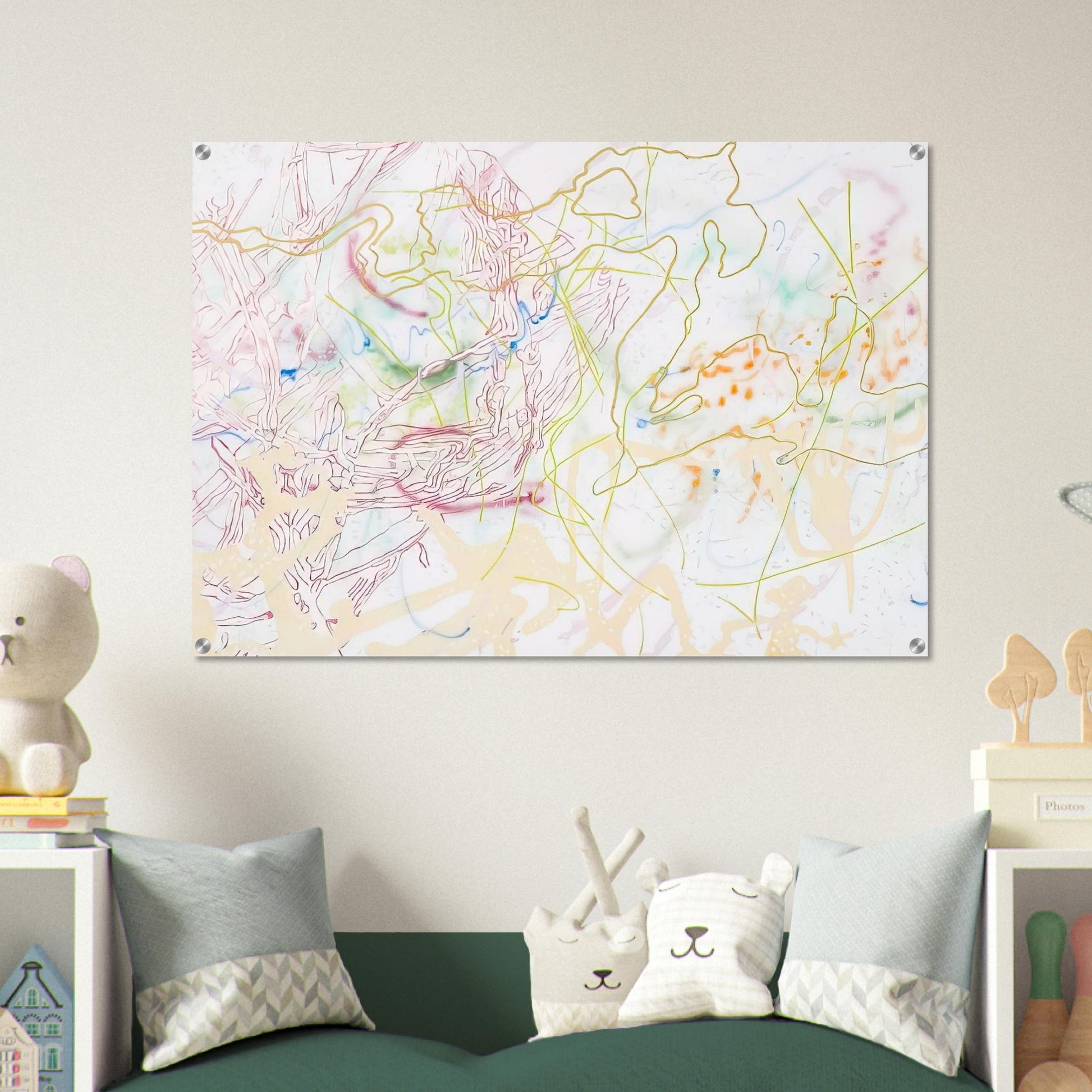 Polytropos - 1982 - Nancy Graves Acrylic Print - 70x100 cm / 28x40″ inches