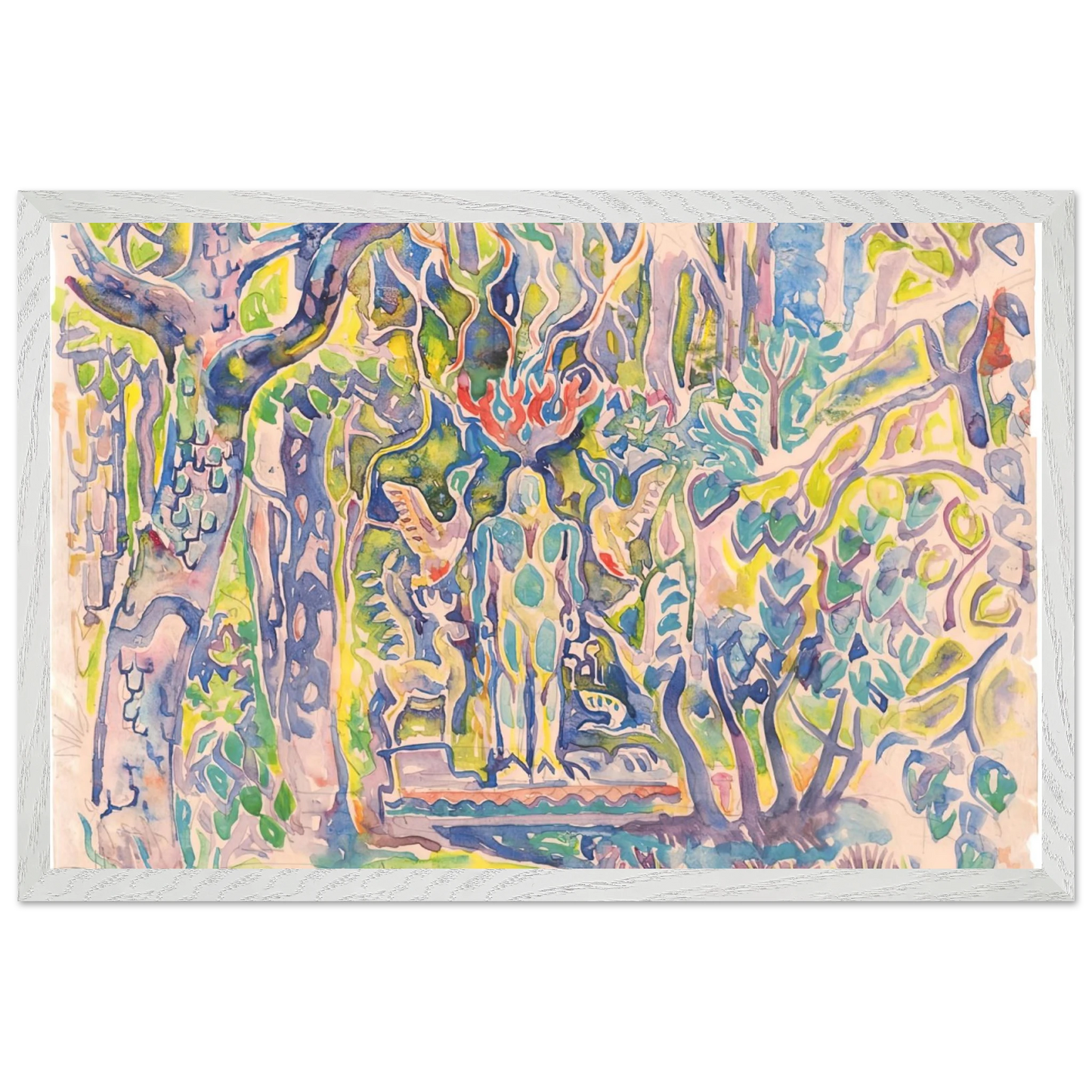 Walter Inglis Anderson - Walter Anderson Wall art - 50x70 cm / 20x28 inches - Premium Wooden Framed Poster With Fine Art Paper-canvas - Wood frame