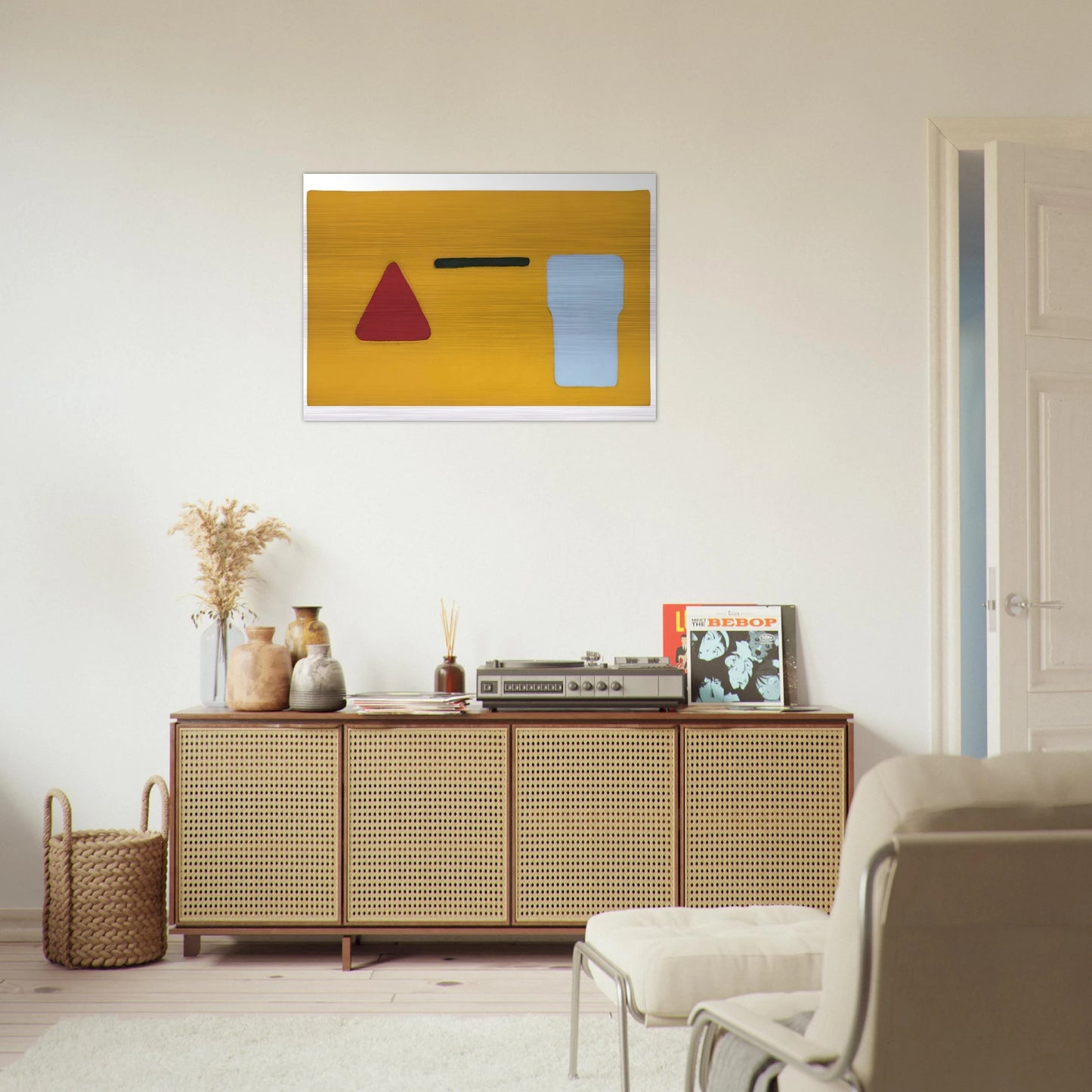 Foley - 1967 - Ron Gorchov Brushed Aluminum Print - 70x100 cm / 28x40 inches | Ron Gorchov Aluminum Print | Ron Gorchov Prints