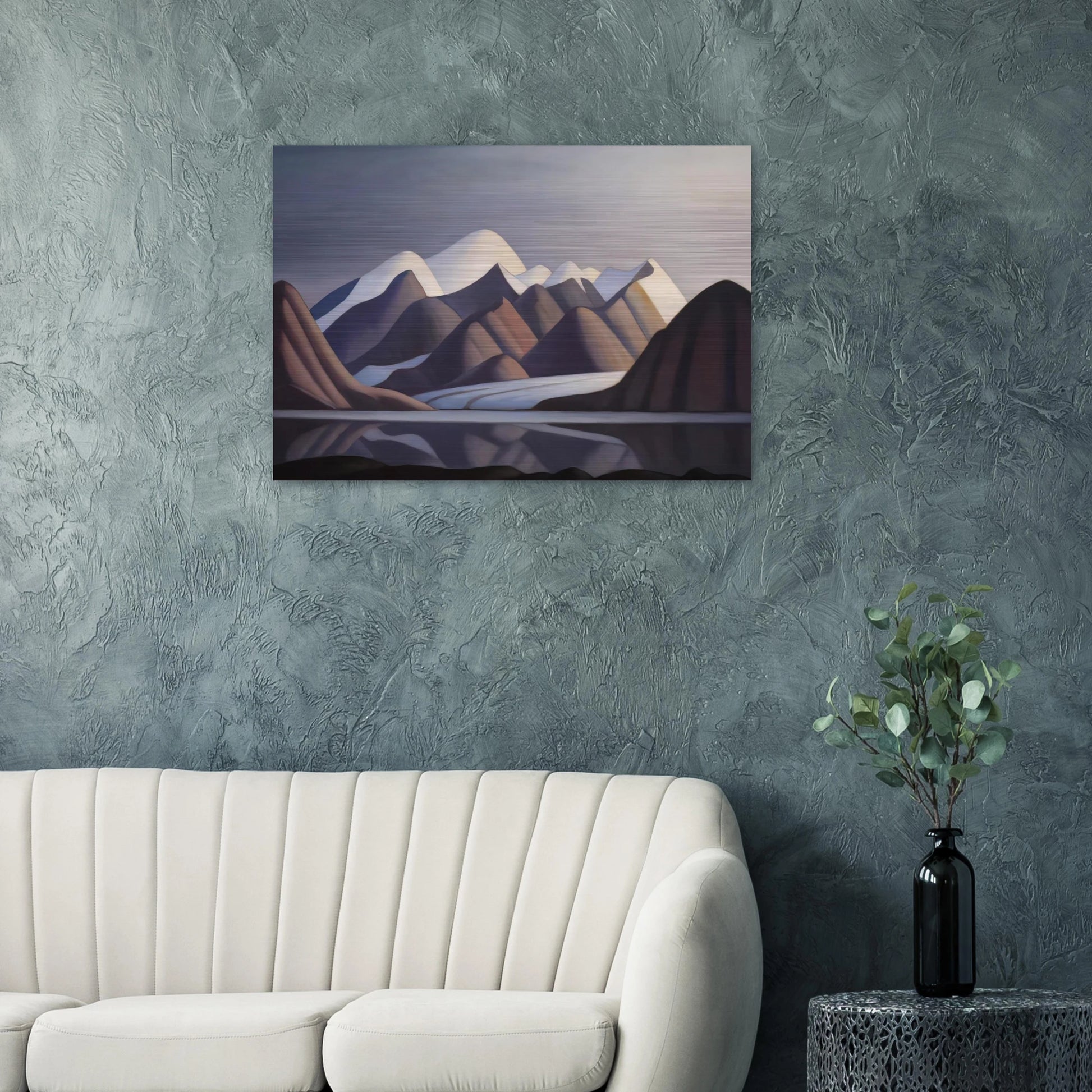 Mount Thule, Bylot Island - 1930 - Lawren Harris Brushed Aluminum Print - 70x100 cm / 28x40 inches | Lawren Harris Aluminum Print | Lawren Harris Prints