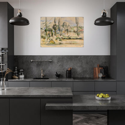 Chateau de Madan - Paul Cézanne Acrylic Print - 70x100 cm / 28x40″ inches