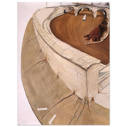 Brett Whiteley - The 15 Great Dog Pisses of Paris - 1989  75x100 cm / 30x40inches Fine Art Poster
