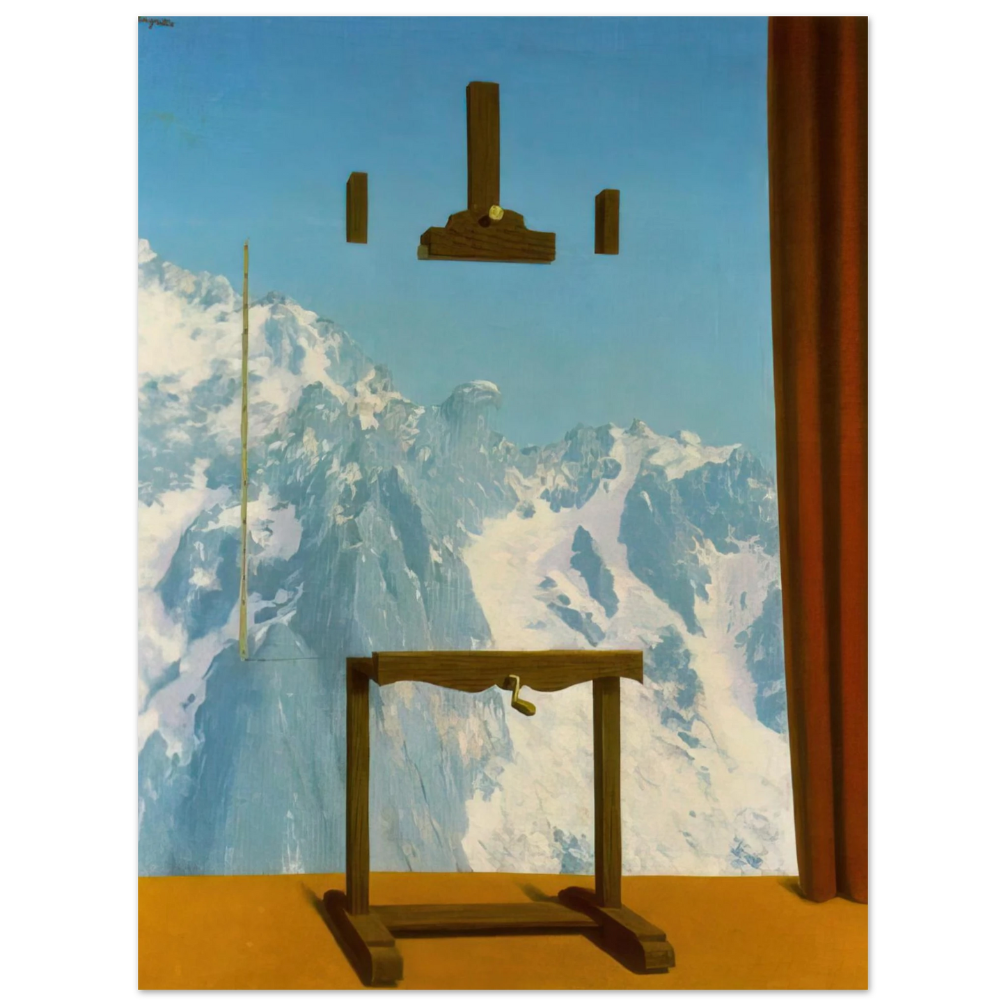 Rene Magritte - CALL OF PEAKS 1943  75x100 cm / 30x40inches Fine Art Poster