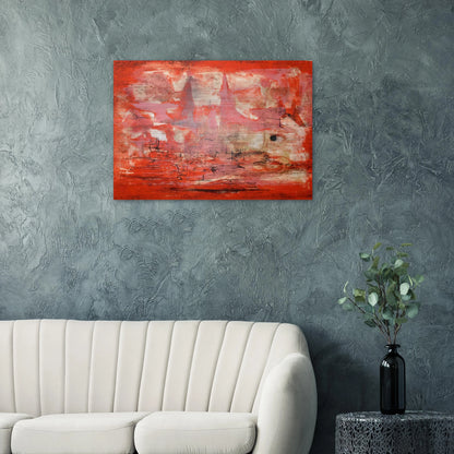 EMBRASEMENT 1954 - Zao Wou-Ki Brushed Aluminum Print - 70x100 cm / 28x40 inches | Zao Wou-Ki Aluminum Print | Zao Wou-Ki Prints