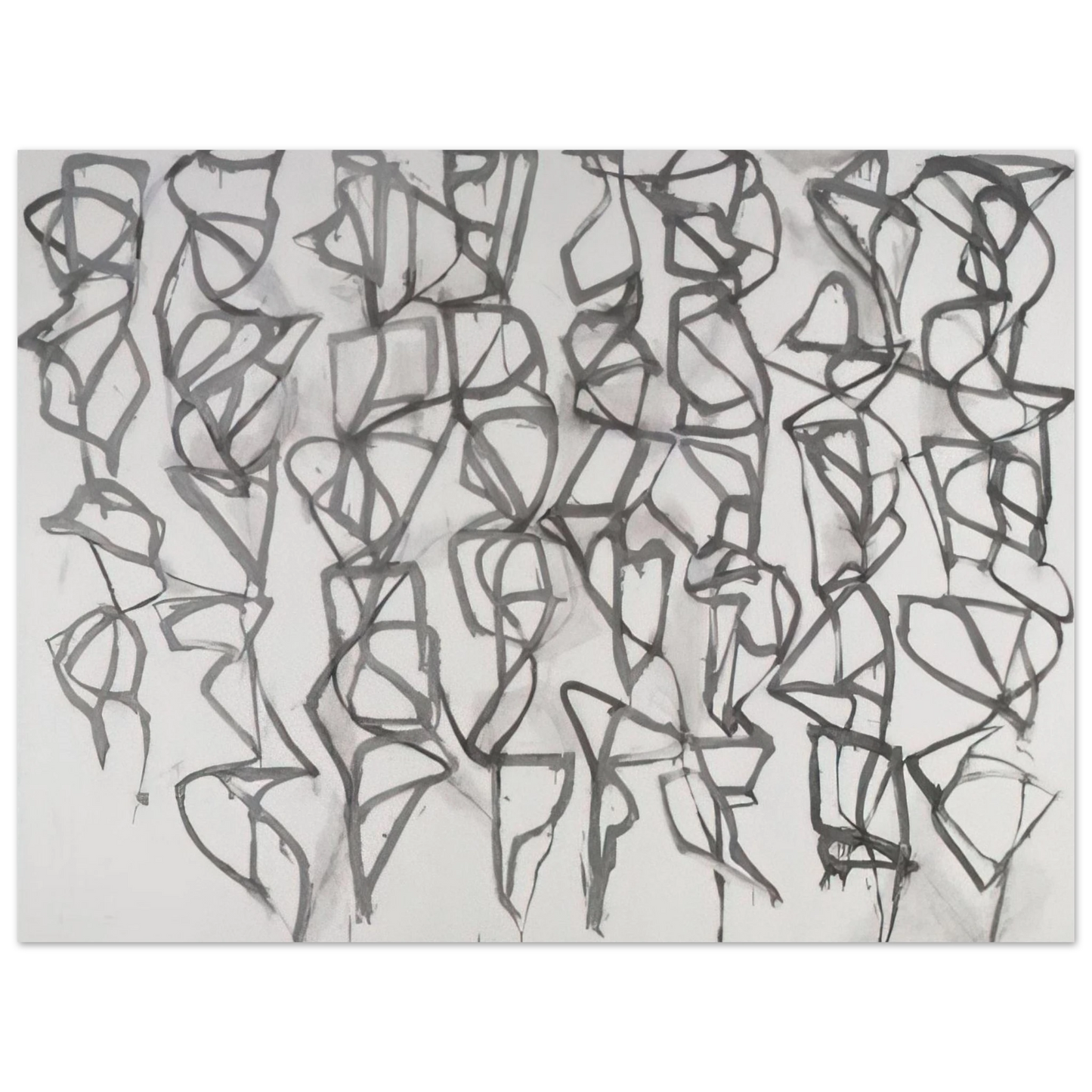 Brice Marden - Cold Mountain I Path - 1989  75x100 cm / 30x40inches Fine Art Poster