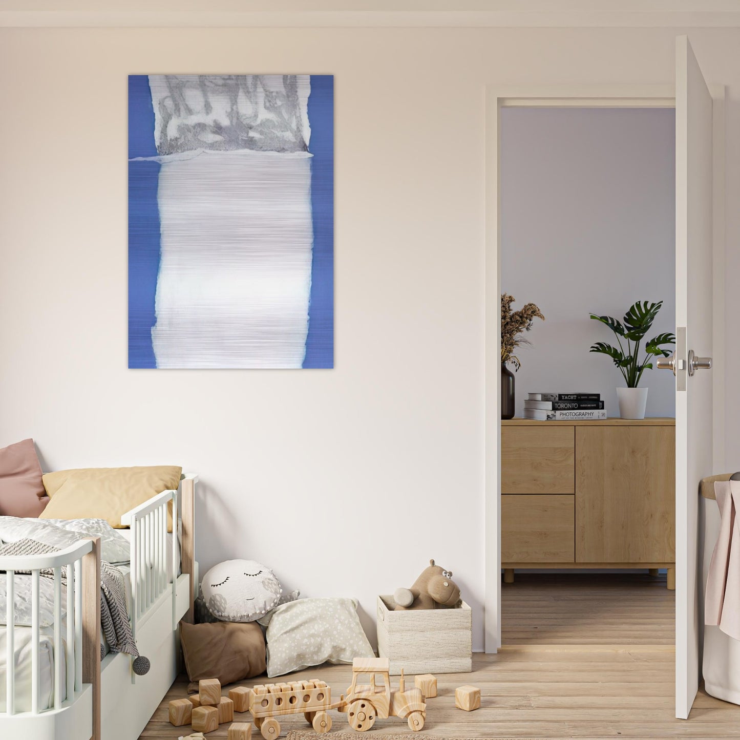 Morning 24c - 1979 - Theodoros Stamos Brushed Aluminum Print - 70x100 cm / 28x40 inches | Theodoros Stamos Aluminum Print | Theodoros Stamos Prints