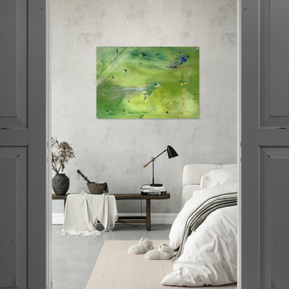 A Green Thought in a Green Shade - 1981 - Helen Frankenthaler Acrylic Print - 70x100 cm / 28x40″ inches