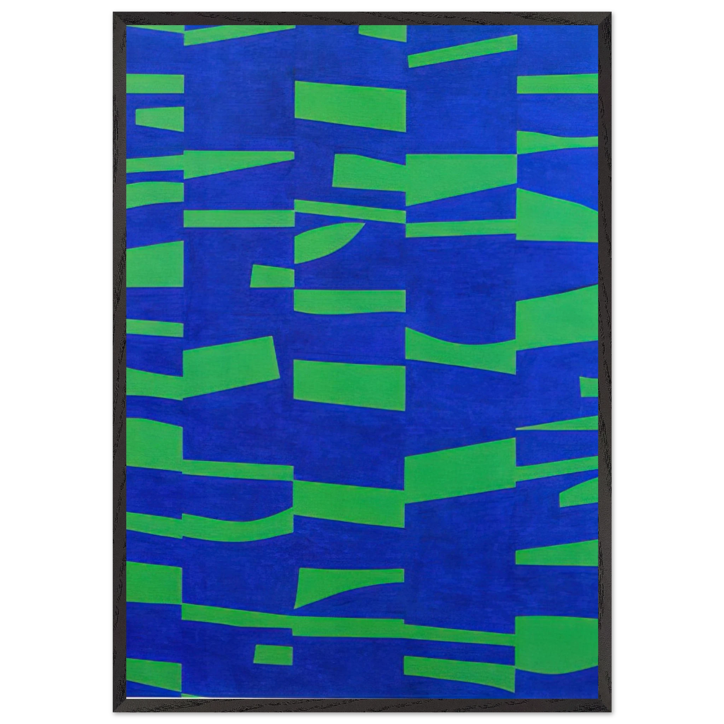 The Meschers - Ellsworth Kelly 70x100 cm / 28x40 inches Framed Art Print – Black Wooden Frame