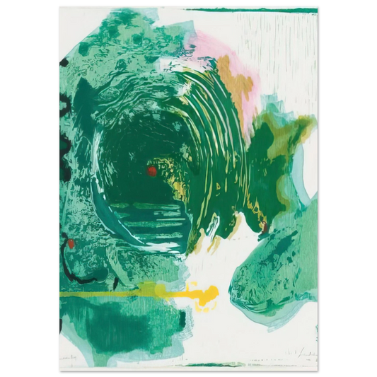 Helen Frankenthaler - Radius - 1993 Wall art - 13x18 cm / 5x7 inches - Fine Art Poster-canvas - -