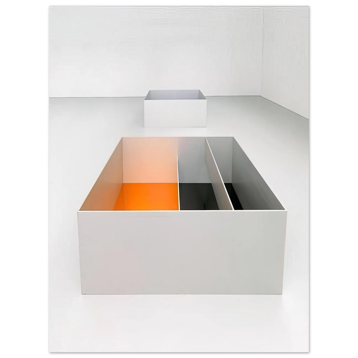 Donald Judd - Untitled 89-3 Menziken - 1989  75x100 cm / 30x40inches Fine Art Poster