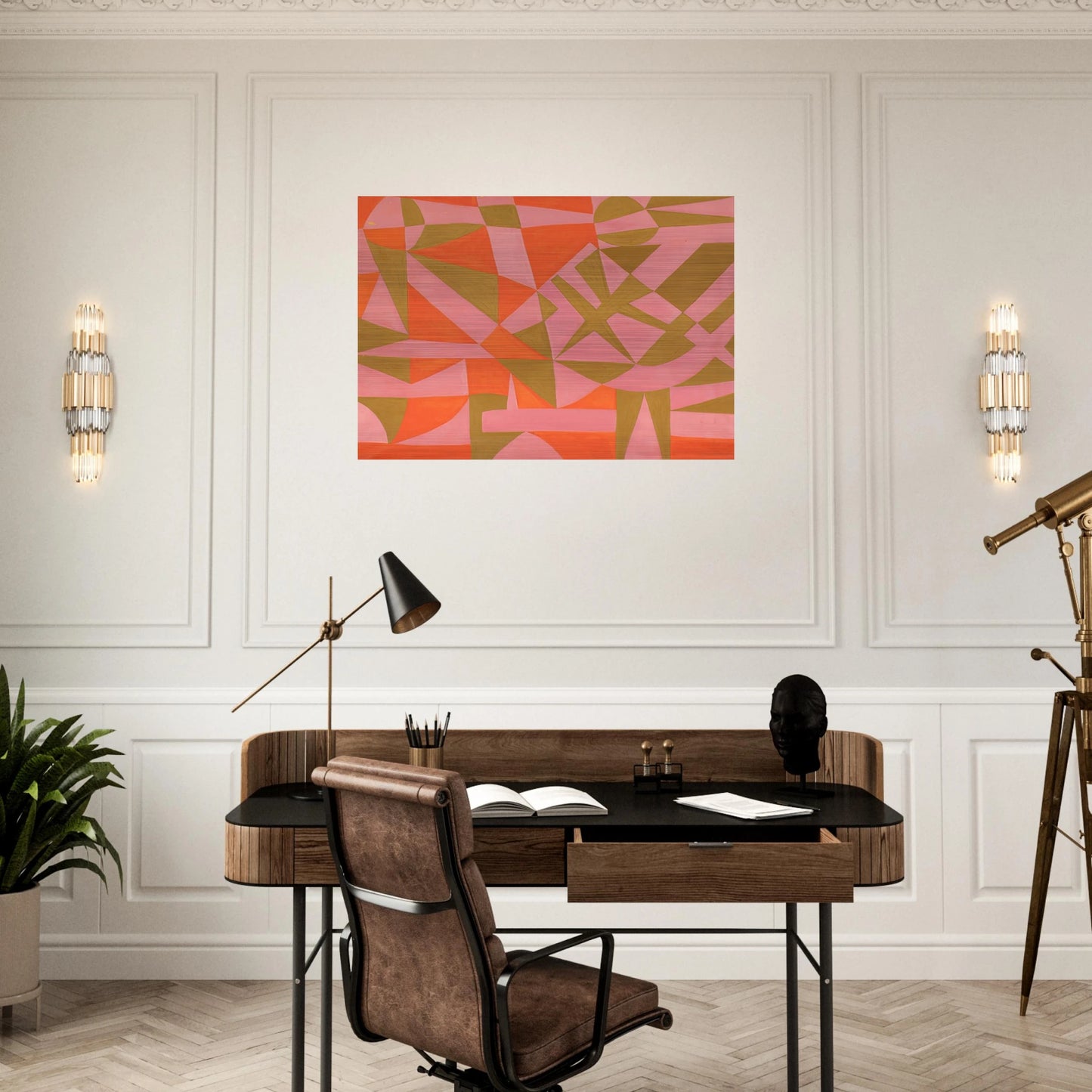 Flight of Colors - 1949 - Carmen Herrera Brushed Aluminum Print - 70x100 cm / 28x40 inches | Carmen Herrera Aluminum Print | Carmen Herrera Prints