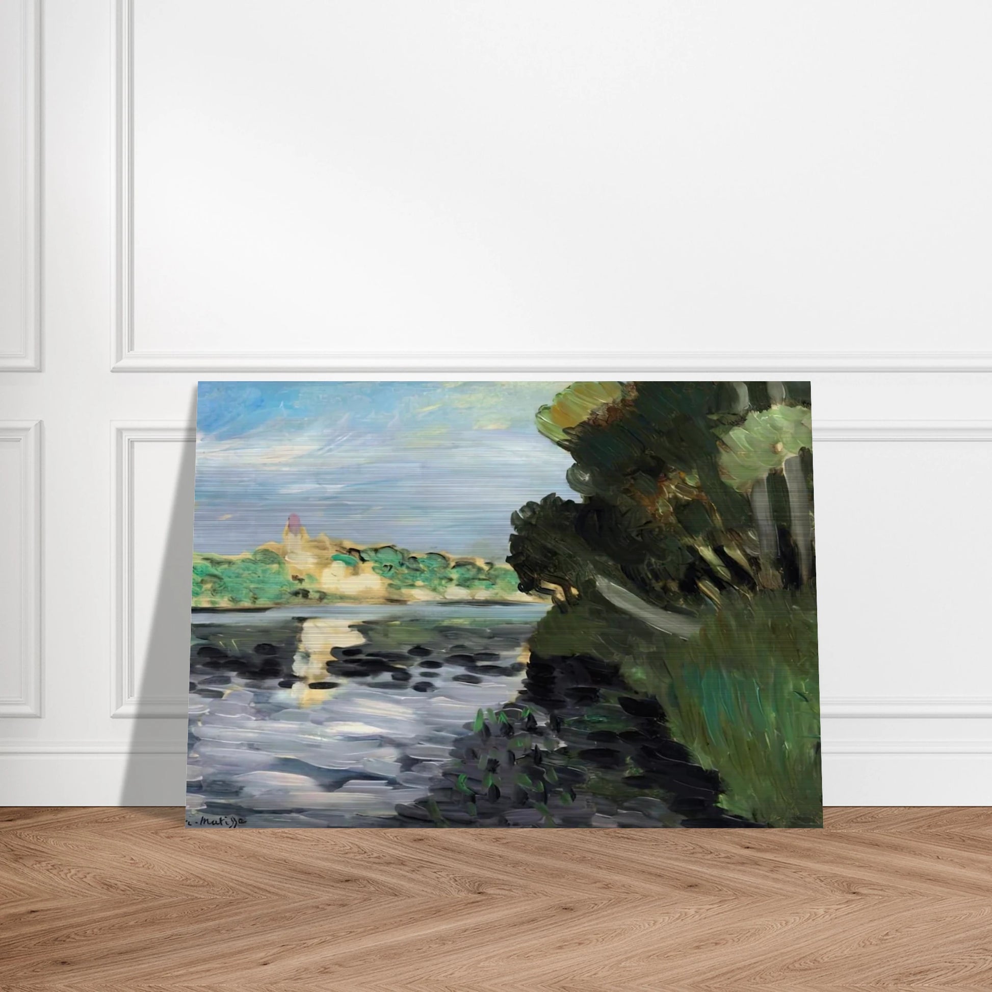 BORDS DE LA SEINE A VETHEUIL 1920 - Henri Matisse Brushed Aluminum Print - 70x100 cm / 28x40 inches | Henri Matisse Aluminum Print | Henri Matisse Prints
