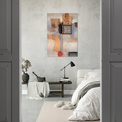 THIRD TIME PAINTING 1961 - Robert Rauschenberg Brushed Aluminum Print - 70x100 cm / 28x40 inches | Robert Rauschenberg Aluminum Print | Robert Rauschenberg Prints