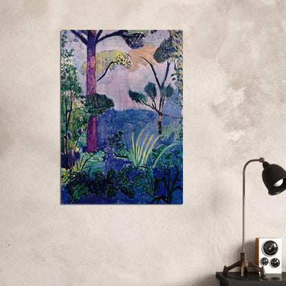 MOROCCAN LANDSCAPE - Henri Matisse Brushed Aluminum Print - 70x100 cm / 28x40 inches | Henri Matisse Aluminum Print | Henri Matisse Prints