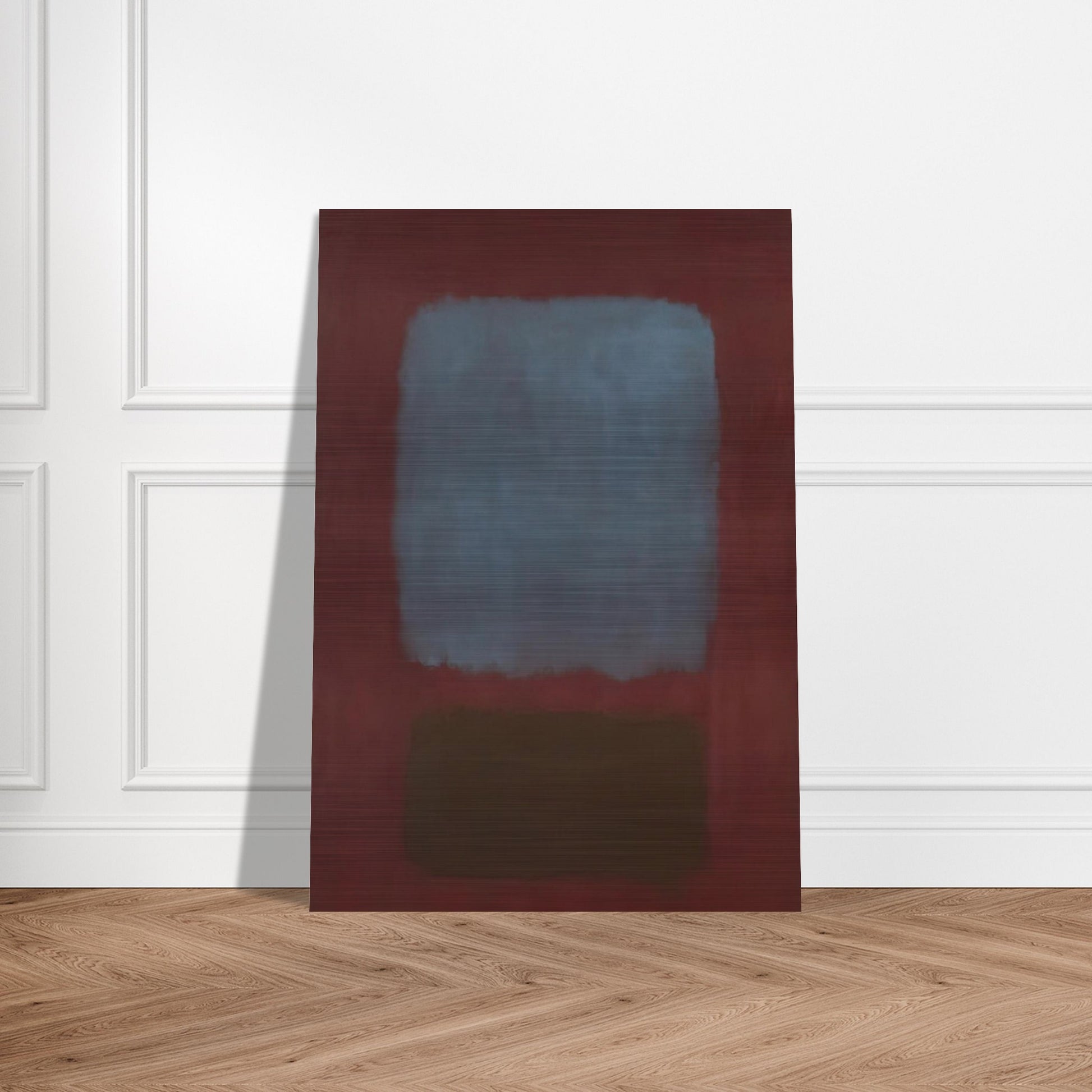 No. 37No. 19 Slate Blue and Brown on Plum - 1958 - Mark Rothko Brushed Aluminum Print - 70x100 cm / 28x40 inches | Mark Rothko Aluminum Print | Mark Rothko Prints