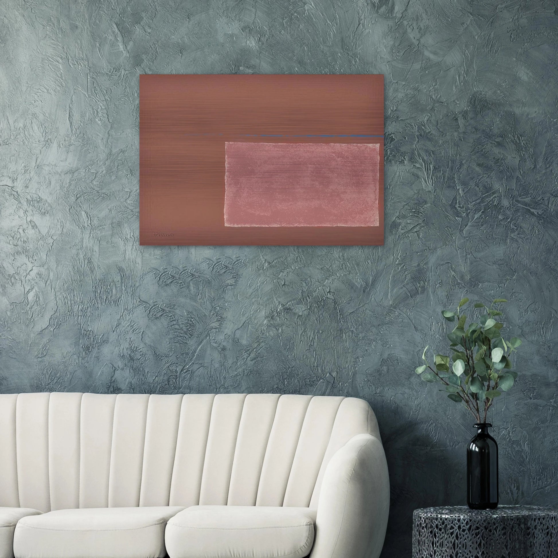 Spartan Sun Box I - Color Field Painting - Theodoros Stamos Brushed Aluminum Print - 70x100 cm / 28x40 inches | Theodoros Stamos Aluminum Print | Theodoros Stamos Prints