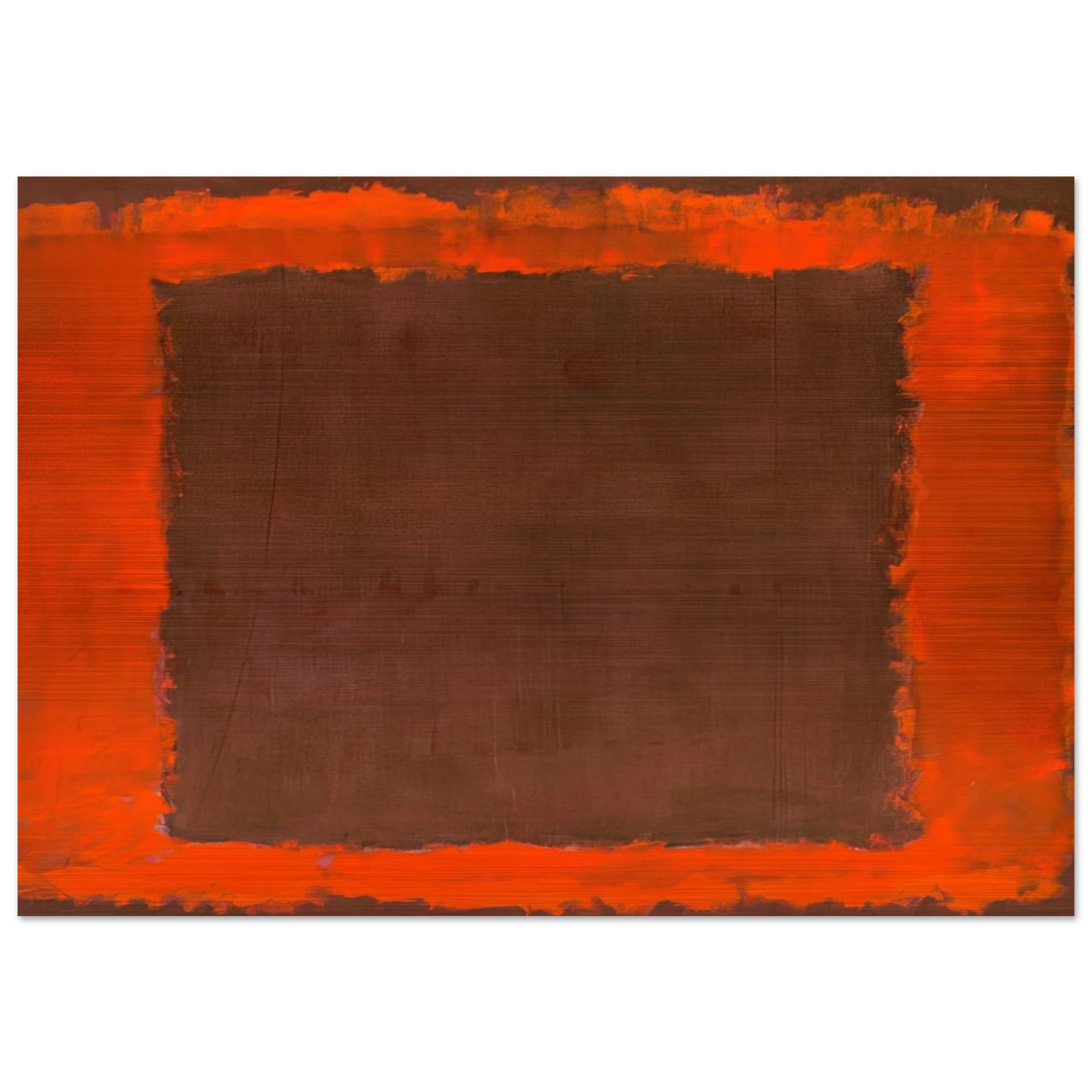 Untitled Mural for End Wall - 1959 - Mark Rothko Brushed Aluminum Print - 70x100 cm / 28x40 inches | Mark Rothko Aluminum Print | Mark Rothko Prints