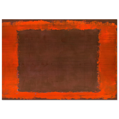 Untitled Mural for End Wall - 1959 - Mark Rothko Brushed Aluminum Print - 70x100 cm / 28x40 inches | Mark Rothko Aluminum Print | Mark Rothko Prints