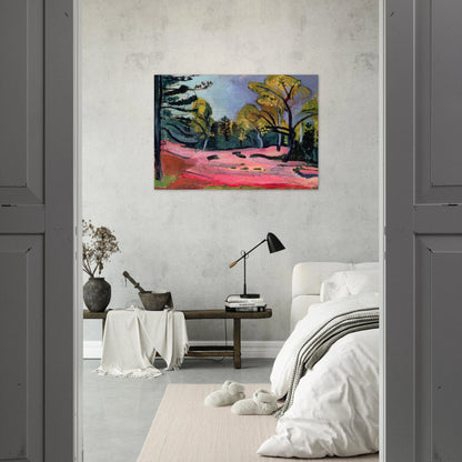 LANDSCAPE 1909 - Henri Matisse Brushed Aluminum Print - 70x100 cm / 28x40 inches | Henri Matisse Aluminum Print | Henri Matisse Prints