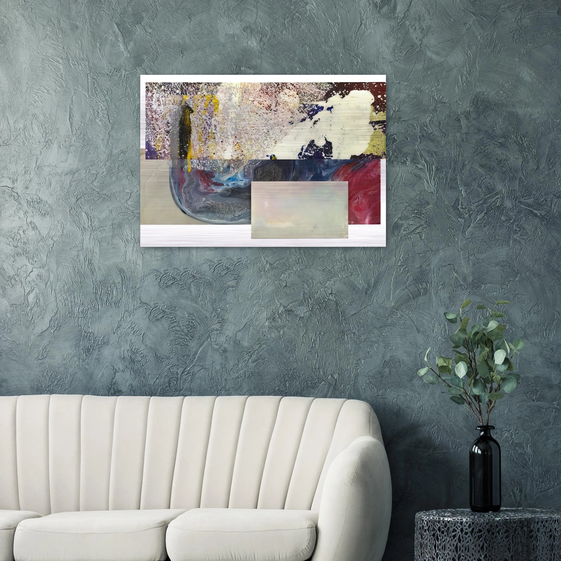 Newly Little - Sam Gilliam Brushed Aluminum Print - 70x100 cm / 28x40 inches | Sam Gilliam Aluminum Print | Sam Gilliam Prints