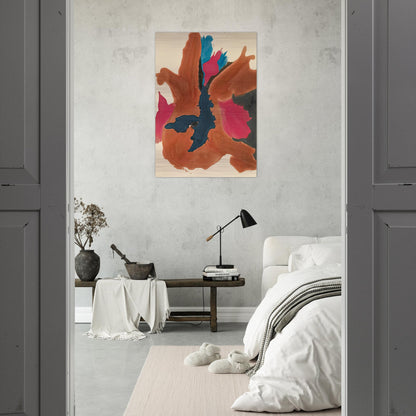 Pink Lady, 1963- - Helen Frankenthaler Brushed Aluminum Print - 70x100 cm / 28x40 inches | Helen Frankenthaler Aluminum Print | Helen Frankenthaler Prints