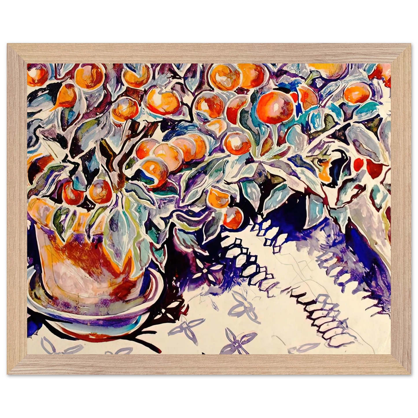Walter Inglis Anderson - Walter Anderson Wall art - 70x100 cm / 28x40 inches - Premium Wooden Framed Poster With Fine Art Paper-canvas - Black frame