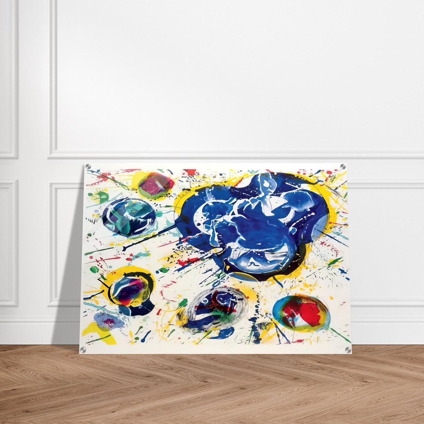 Untitled I  L I 87  - Sam Francis Acrylic Print - 70x100 cm / 28x40″ inches
