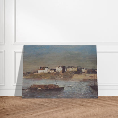 BRETON HARBOUR - Odilon Redon Brushed Aluminum Print - 70x100 cm / 28x40 inches | Odilon Redon Aluminum Print | Odilon Redon Prints