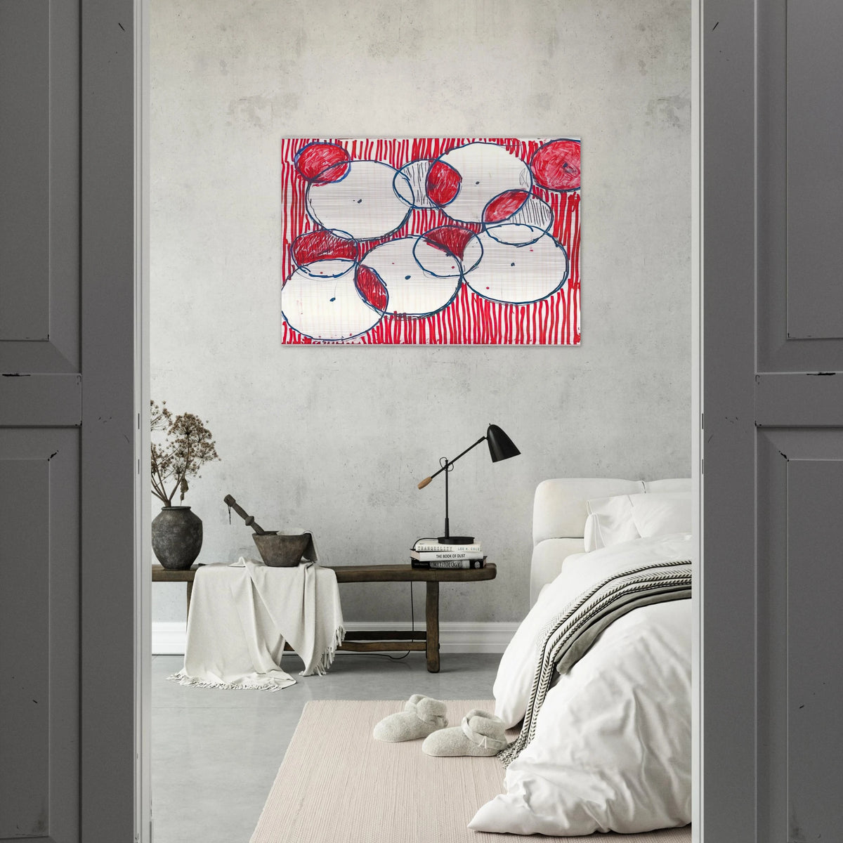 BE CALME OCTOBER 1ST 31ST 2004 - Louise Bourgeois Brushed Aluminum Print - 70x100 cm / 28x40 inches | Louise Bourgeois Aluminum Print | Louise Bourgeois Prints