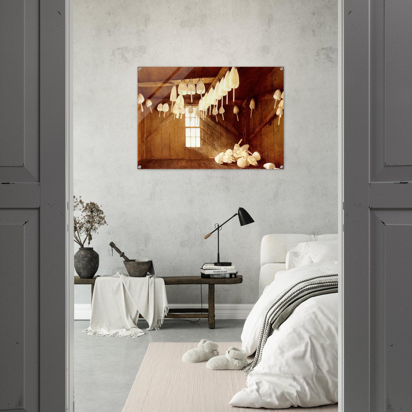 TOMORROW THE OUTER SHOALS - Andrew Wyeth Acrylic Print - 70x100 cm / 28x40″ inches