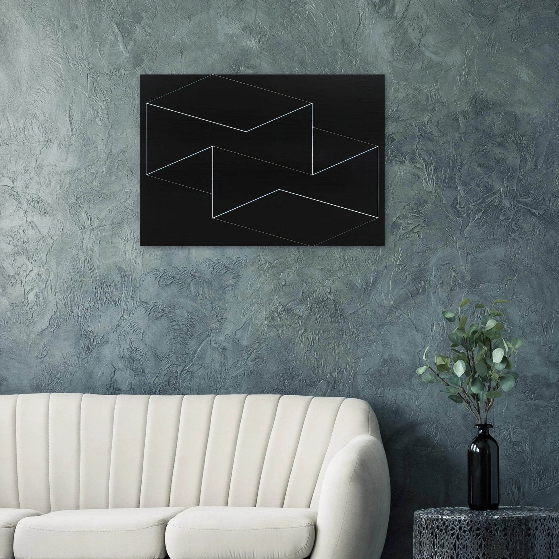 F M E 5 1962 - Josef Albers Brushed Aluminum Print - 70x100 cm / 28x40 inches | Josef Albers Aluminum Print | Josef Albers Prints
