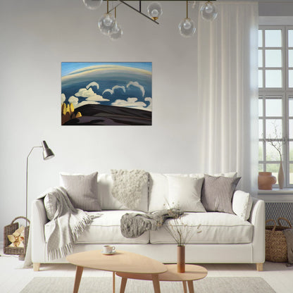 Aftermath of Storm - Lake Superior Sketch XXXIV - 1926 - Lawren Harris Brushed Aluminum Print - 70x100 cm / 28x40 inches | Lawren Harris Aluminum Print | Lawren Harris Prints