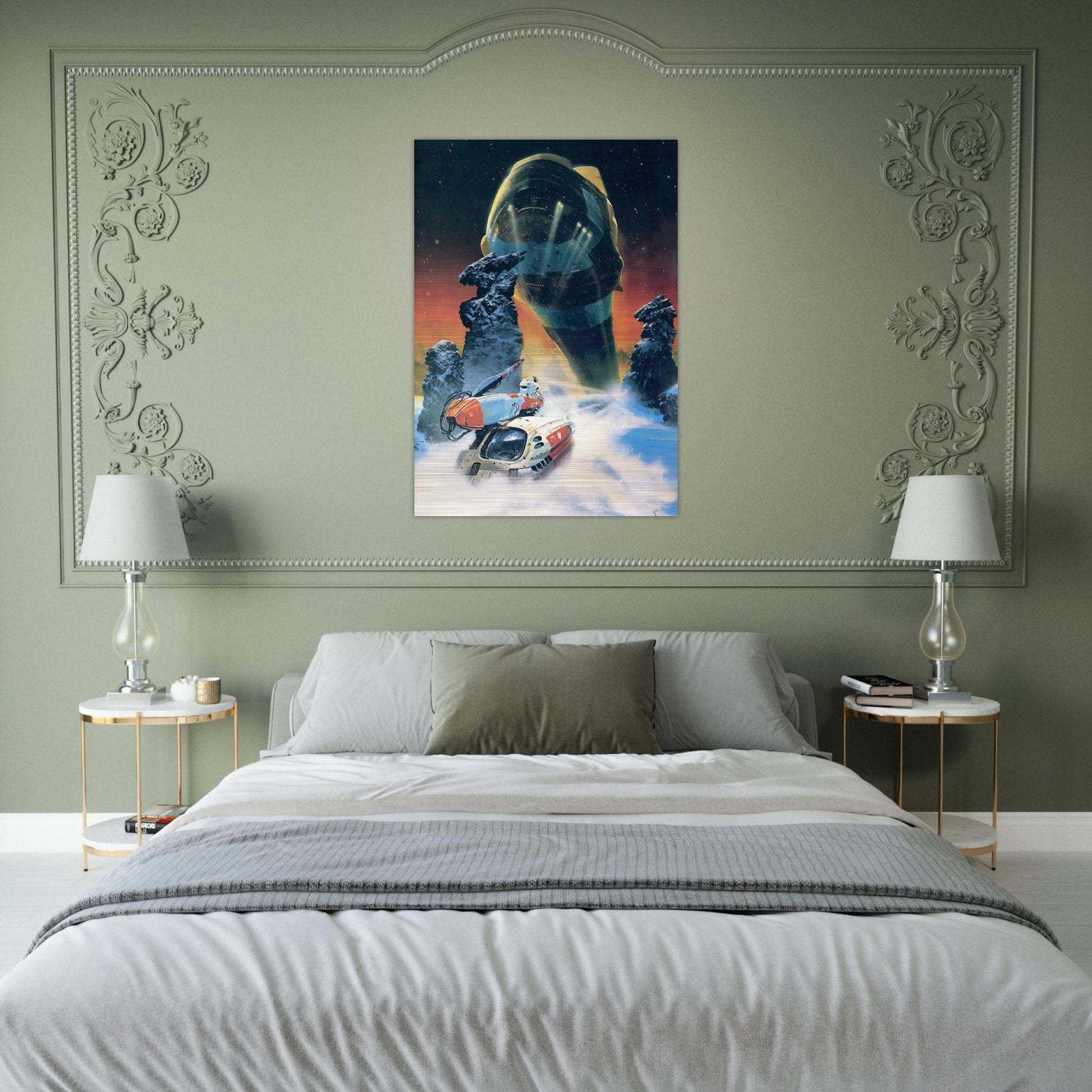 Chris Foss - Chris Foss Brushed Aluminum Print - 70x100 cm / 28x40 inches | Chris Foss Aluminum Print | Chris Foss Prints