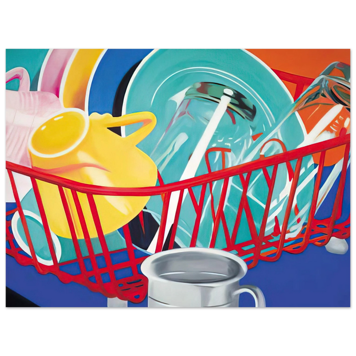 James Rosenquist - Dishes  75x100 cm / 30x40inches Fine Art Poster