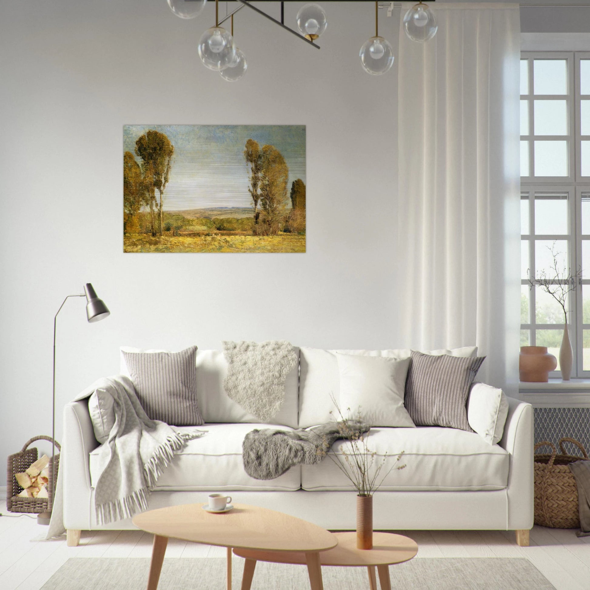 Golden Afternoon - Childe Hassam Brushed Aluminum Print - 70x100 cm / 28x40 inches | Childe Hassam Aluminum Print | Childe Hassam Prints