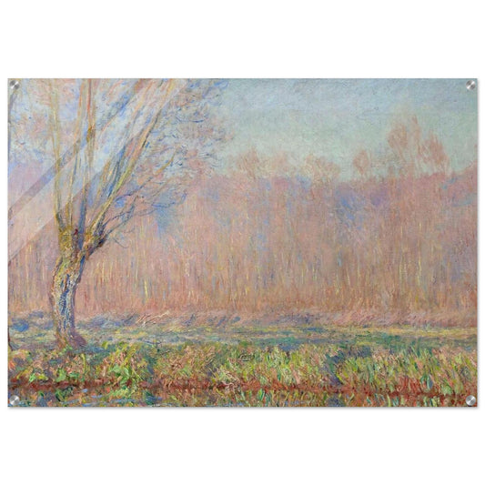 The Willows - claude monet Acrylic Print - 70x100 cm / 28x40″ inches | claude monet Wall Art | claude monet Prints